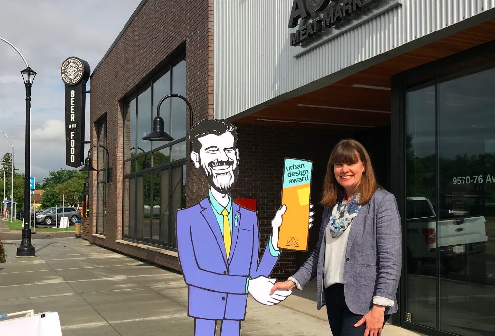 Cardboard Don tours city’s award-winning urban spaces