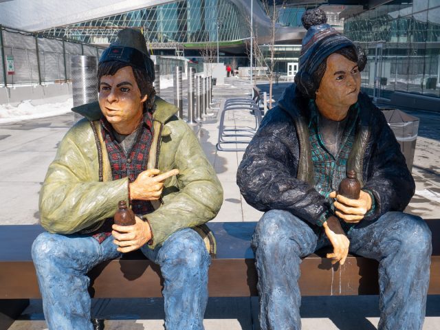 Bob and Doug McKenzie drop into Edmonton at exactly the right time: a pandemic