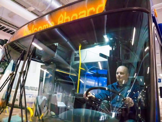 Spirit of ETS visible on EXPO Centre route