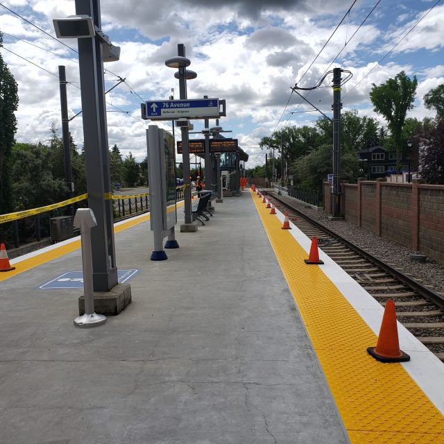 TLC for LRT: McKernan/Belgravia Station gets a refresh