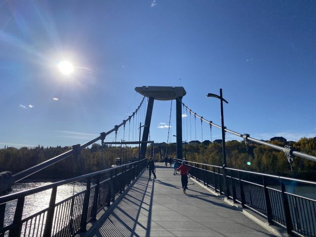 Closer to Home: Fort Edmonton Park footbridge area