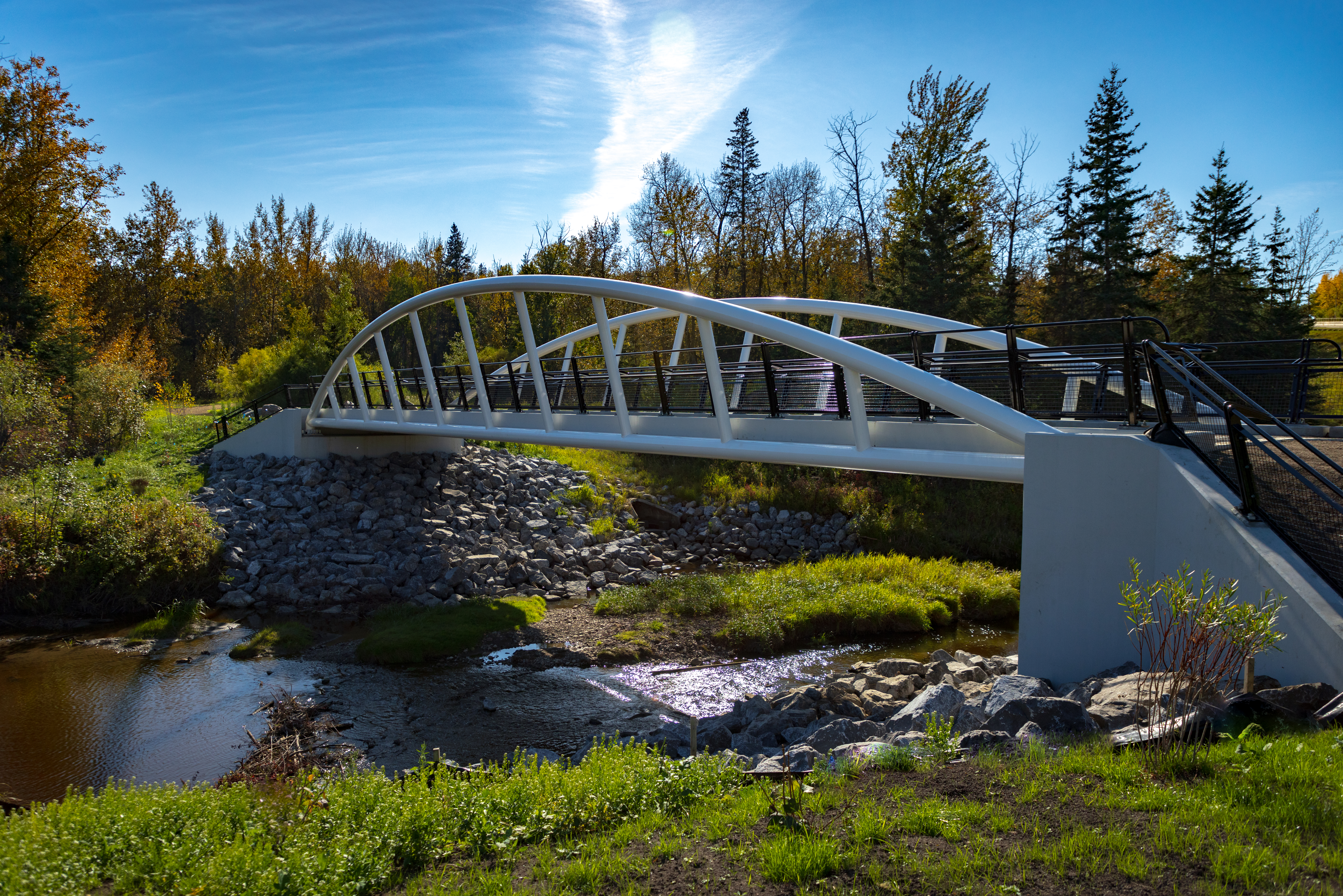 Reconnecting with nature: South Edmonton’s new pedestrian bridge