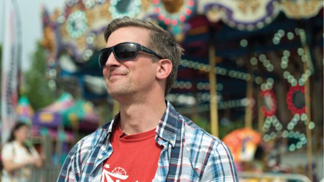 Renewable: biofuel-powered mini-donuts at Sustainival