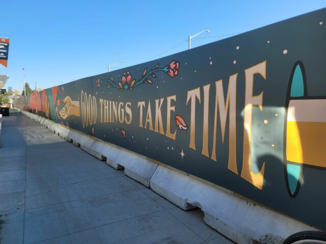 Worth the wait: a new mural in Glenora is the perfect analogy for Valley Line West